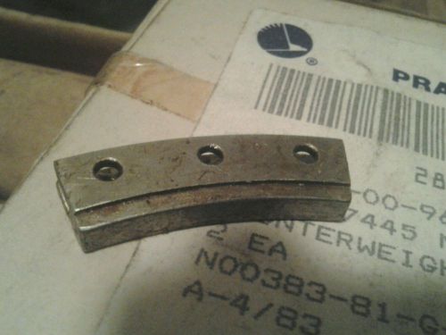 Pratt &amp; whitney counterweights turbine