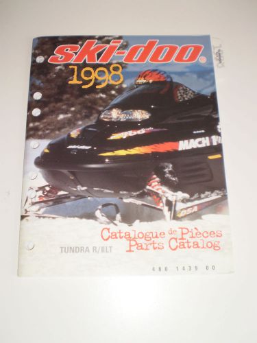Skidoo 1998 parts catalog manual tundra r / ii lt