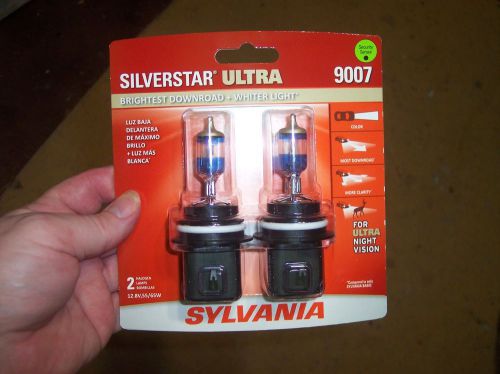 New sylvania silverstar ultra  9007 pair high performance headlight 2 bulbs new