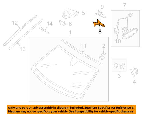 Audi oem 2012 a6 quattro windshield-mirror inside lower cover 4g08575934pk