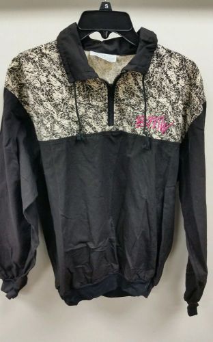 Vintage bmw jacket black pullover medium lightweight