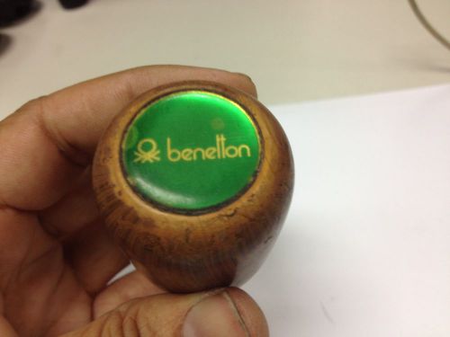 Very rare vintage benetton wood gear shift knob   toyota mr2 supra celica ae86