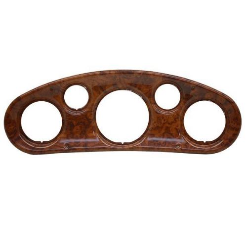 Rinker boats 282 brown 19 3/4 x 6 3/4 inch faux woodgrain boat gauge panel