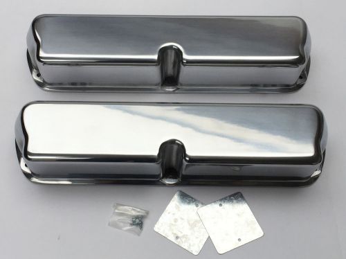 Small block ford 289 no hole polished valve covers