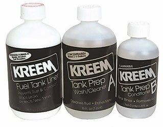Kreem - fuel tank liner kit - new - wash,conditioner &amp; fuel tank liner