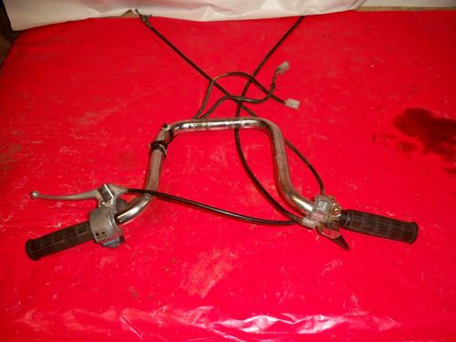 Yamaha enticer 250 et250 bars handlebars levers switch thumb bar