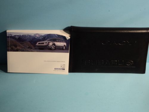 04 2004 subaru legacy/outback owners manual