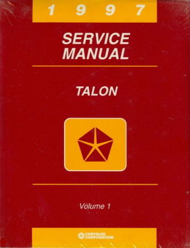 1997 eagle talon factory service manual set - sealed!