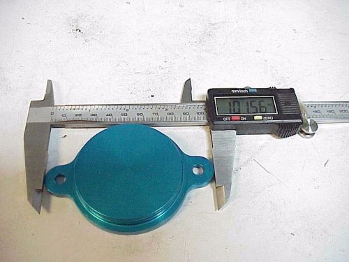 Billet aluminum rear camshaft cover for sb 2.2 bowtie block nascar arca c18