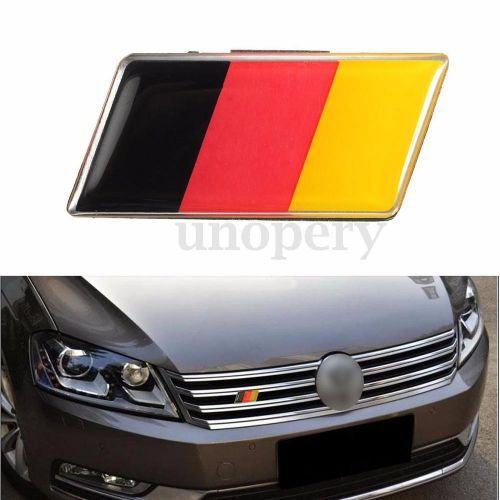 Front grille bumper german flag emblem badge sticker for vw golf/jetta audi