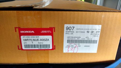 As new genuine 2014-2016 honda cbr650f long windshield. oem 08r70-mje-a00za