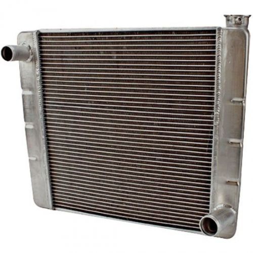 Chevrolet universal aluminum single pass radiator 26" x 19" imca nhra dirt drag