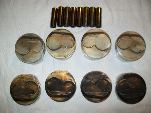 Diamond forged dome pistons sbc