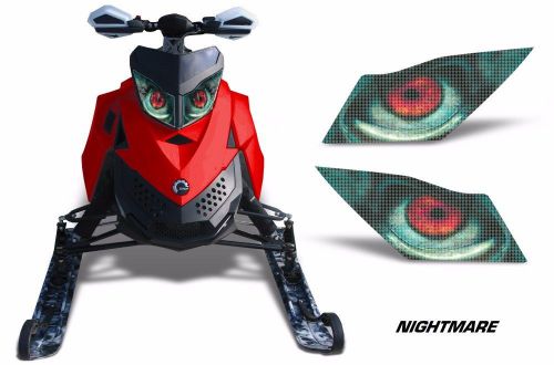 Amr racing ski doo rev xp summit sled snowmobile headlight eye kit 08-12 nightmr