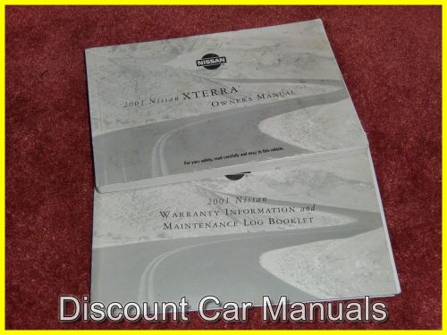 ★★ 2001 nissan xterra owners manual portfolio 01!! ★★