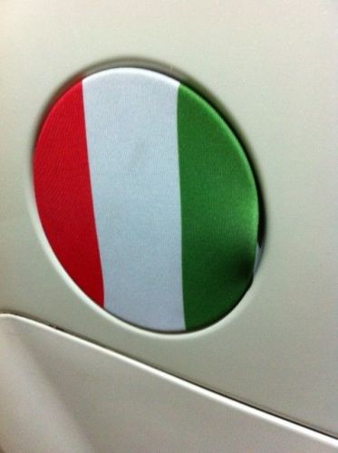 World cup italian flag gas cap cover fits all cars show your pride