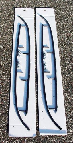 2 pr woodys polaris iq edge indy snowmobile 3" carbide wear rods runners 2870693