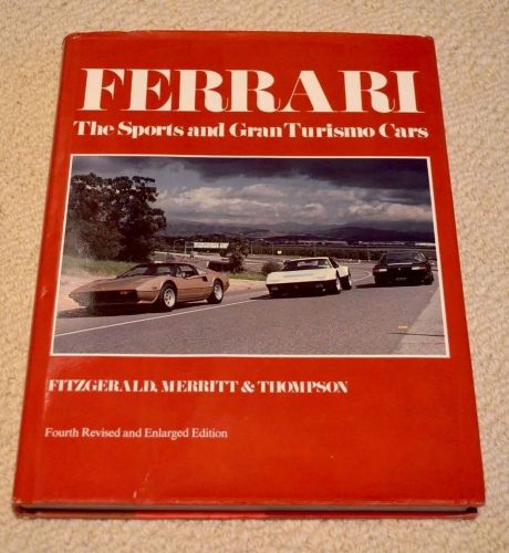 Signed book ferrari the sports and gran turismo cars fitzgerald merritt thompson