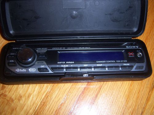 Sony xplod 100db radio plate with case