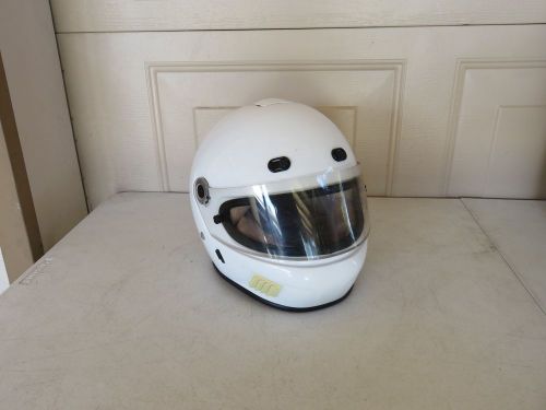 Vintage bell racing sa90 helmet race driving motorcycle snell 7 3/8