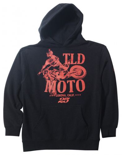 Troy lee designs tld moto youth boys pullover hoody black