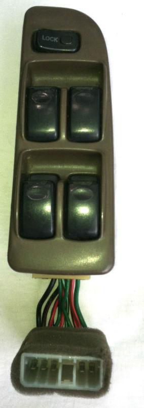 96 - 98 kia sportage 4dr master power window switch lh drivers tan- brown
