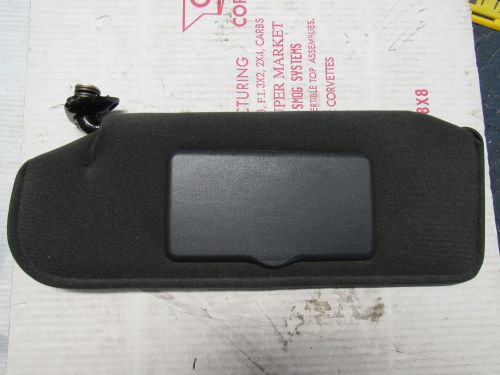 1993-02 firebird camaro ebony black sun visor left hand driver side vanity