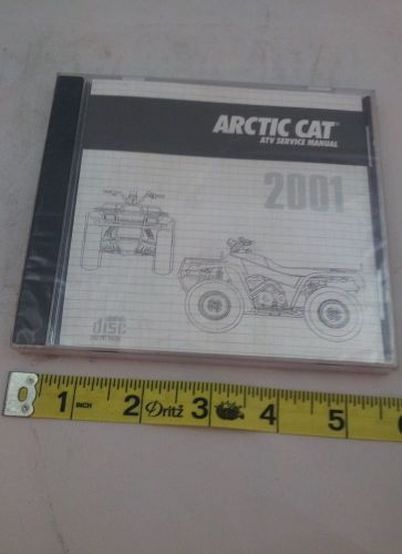 New 01 arctic cat service manual cd atv catalog dealer factory repair quad nos