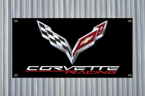 C7 corvette racing vinyl banner [18&#039;&#039;x36&#039;&#039;] [5 colors]