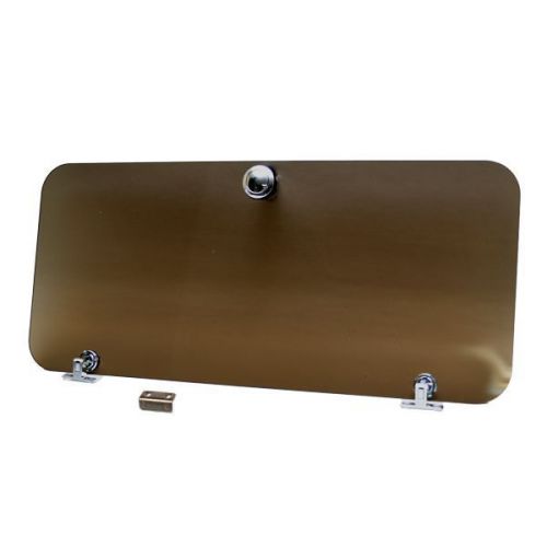 Larson 23 x 10 1/4 in bronze tint plastic boat storage /tackle box hatch door
