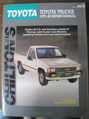 Toyota trucks 1970-1988 repair manual
