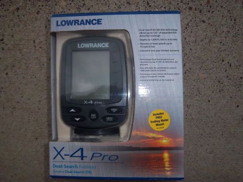 Lowrance x-4 pro depth finder
