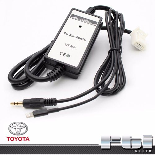 6+6 pin aux-in adapter 2003-2011 toyota camry celica corolla prius sienna yaris
