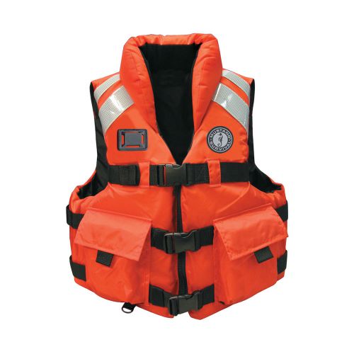 Mustang mv5600-xl-or high impact sar vest - xl