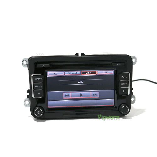 Rcd510 radio usb rear image camera code for vw golf jetta passat polo eos cc