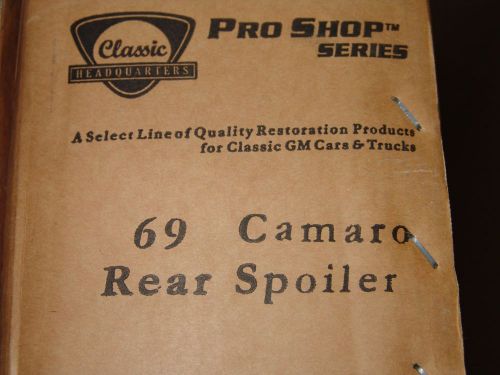 69 camaro rear spoiler classic headquarters w-941