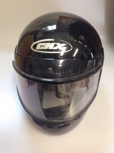 Ckx snowmobile helmet modular full face, black, size: l