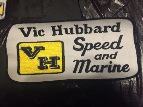 Vic hubbard speed &amp; marine vintage patch nor cal speed shop racing drags jacket