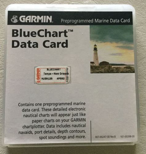 Garmin bluechart data card tampa-new orleans mus012r blue chart jan06 gulf coast