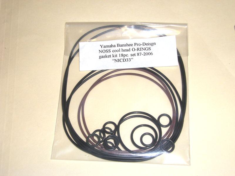 Yamaha banshee pro design coolhead o-ring gasket kit cool head o-rings 18 pc set