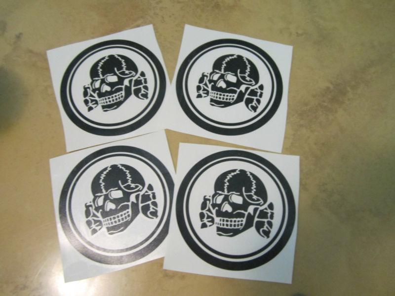 Wwii ww2 german totenkopf deathshead vinyl car decal sticker graphics