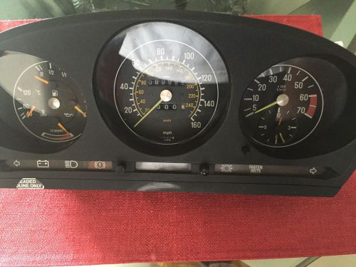 Mercedes  107-380 sl - 450 sl cluster speedometer  with 89k electric