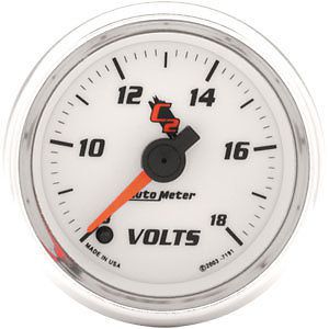 Autometer 7191 c2 full sweep voltmeter gauge 8-18 v