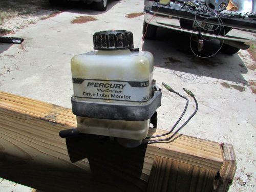 Mercury mercruiser drive lube monitor gear oil bottle tank