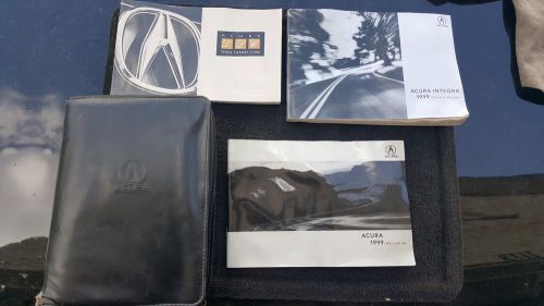 1999 acura integra owners manual - set complete with original oem case book