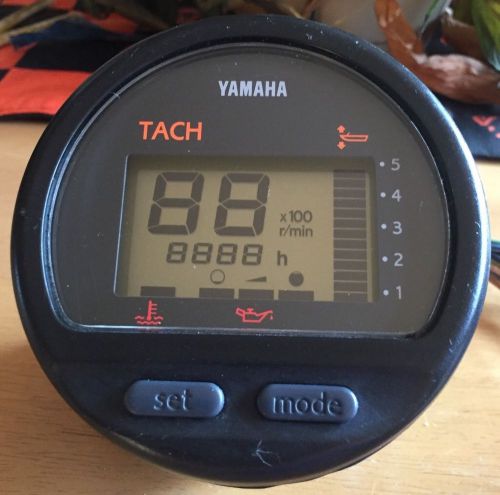 Yamaha oem multi-function gauge tachometer tach outboard oil temp