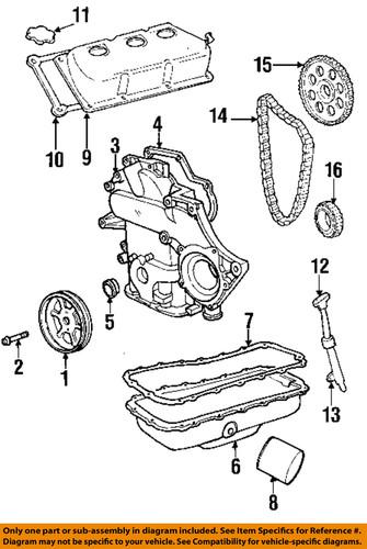 Mopar oem 4448886 engine crankshaft pulley-crnkshft pulley