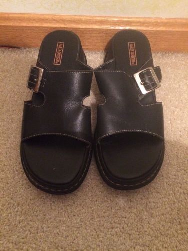 Harley davidson women's size 9 slide on worn once!