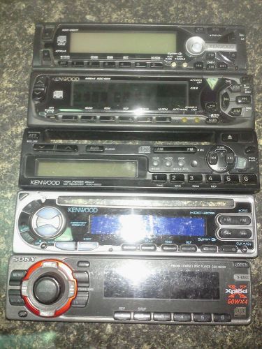 Kenwood/sony replacement faceplate lot of 5