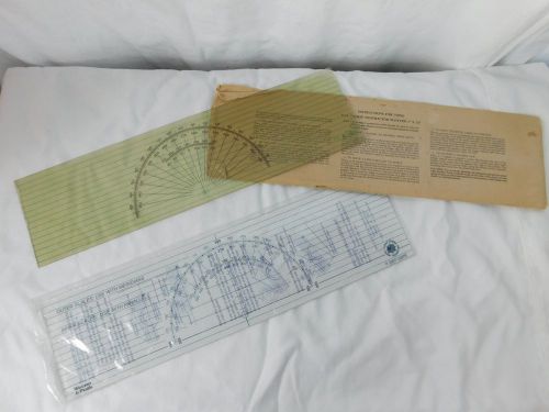 Boating or sailing p-71 crouse protractor and weems and plath plotter usps